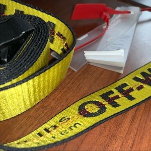 Off-White Classic Industrial Web Logo Belt